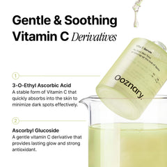 OOZNARY Vita 3 Serum applied to skin for even, gradual absorption.
