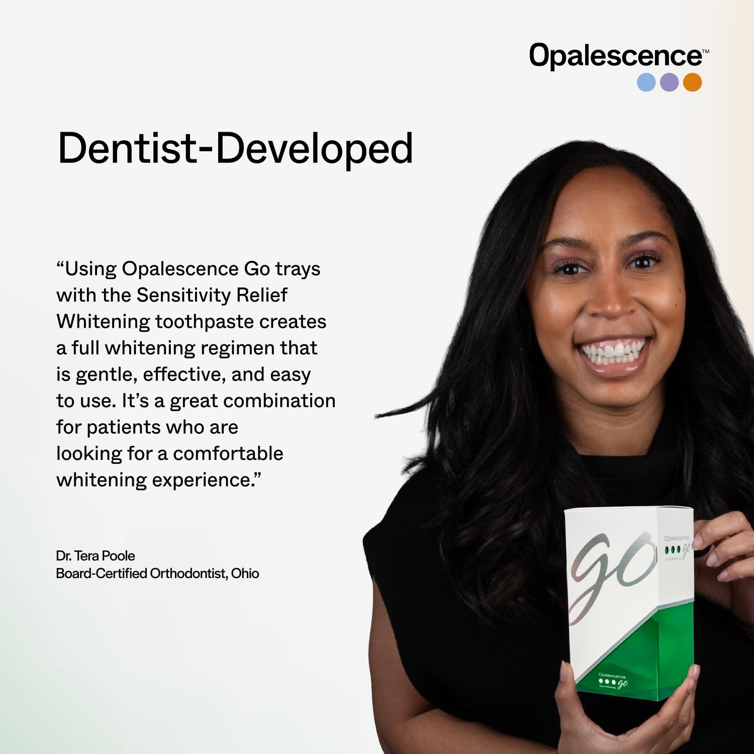 Opalescence GO bundle showcases ten-treatment option for consistent whitening.