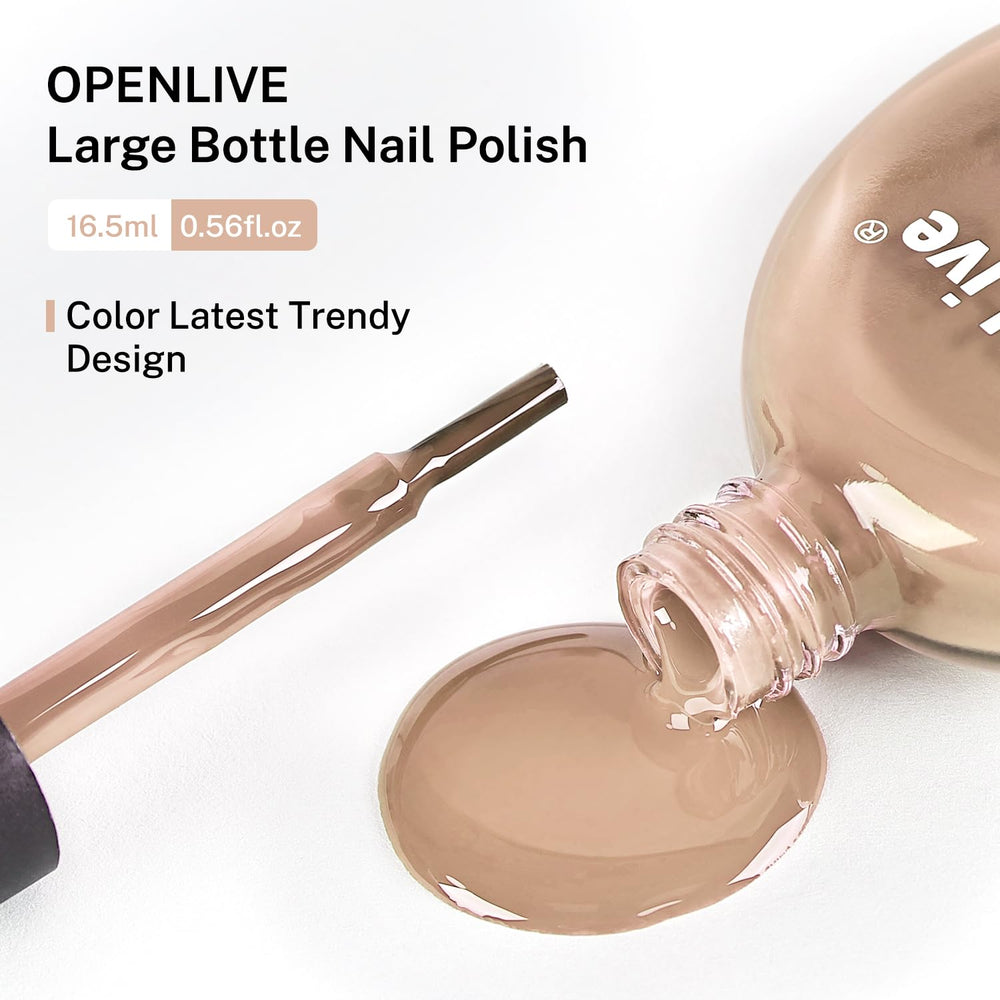 OpenLive nude pink polish gift-ready packaging suitable for gifting.