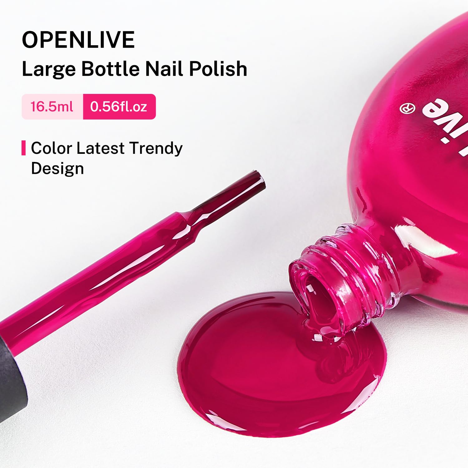 OpenLive Rose Pink travel pack ready for on-the-go nail care.