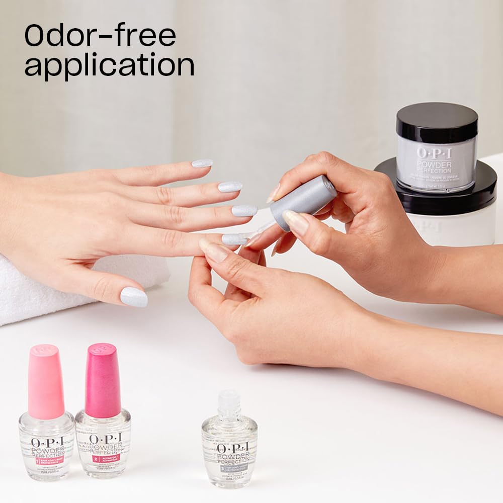 Base coat dries instantly for quick layering and less wait time
