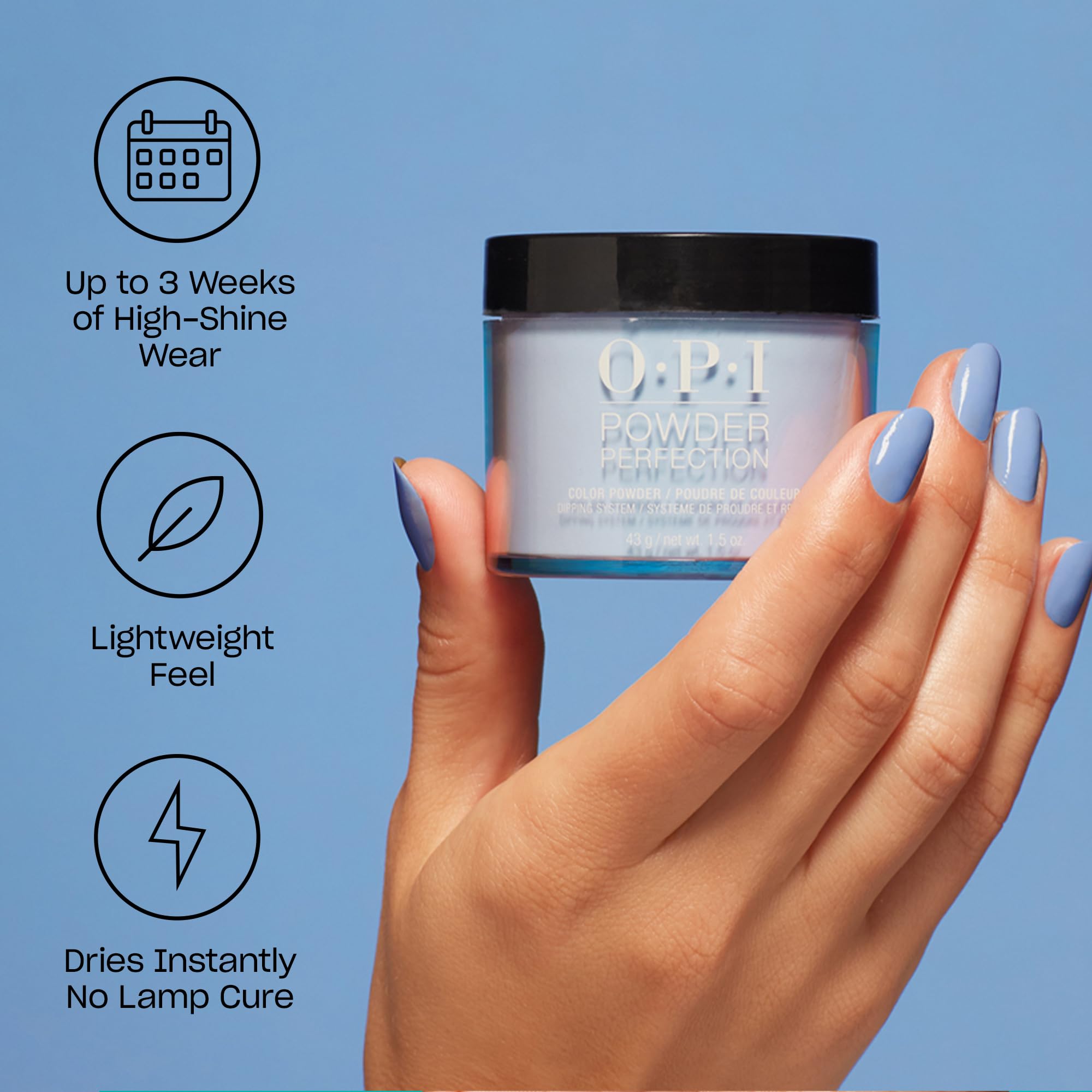 OPI base coat with pro-wide brush applying near the cuticle for precise coverage