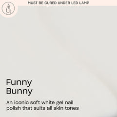 OPI GelColor Funny Bunny brush demonstrates smooth, even coverage for easy nail art.