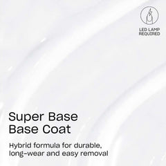 OPI GelColor Super Base Coat close-up showing even, smooth coverage.