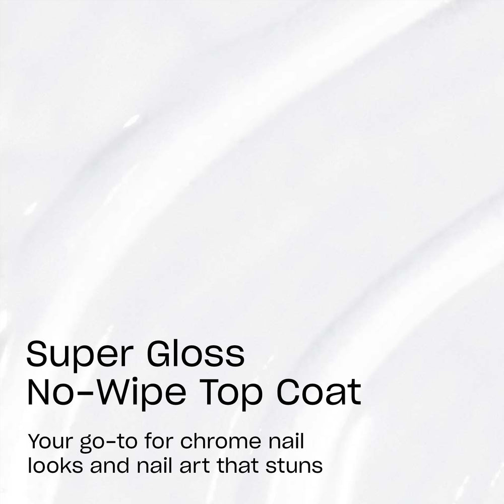 OPI GelColor Super Gloss No-Wipe Top Coat dries quickly under LED lamp for quick manicures