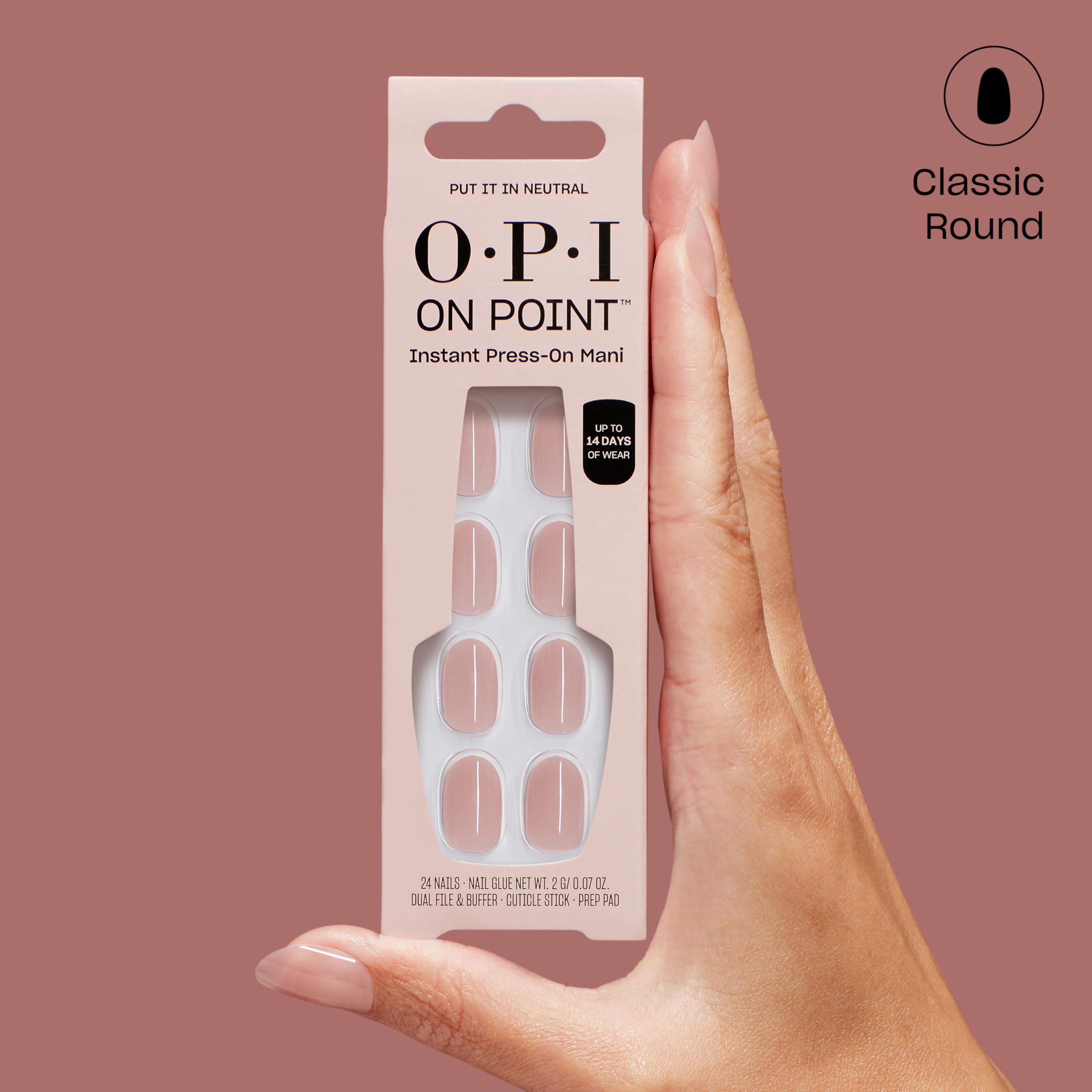 OPI On Point wear-test nails show long-lasting reusable performance.