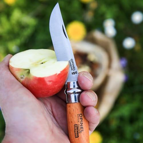 Opinel No. 08 Carbone in kitchen use for basic prep tasks.