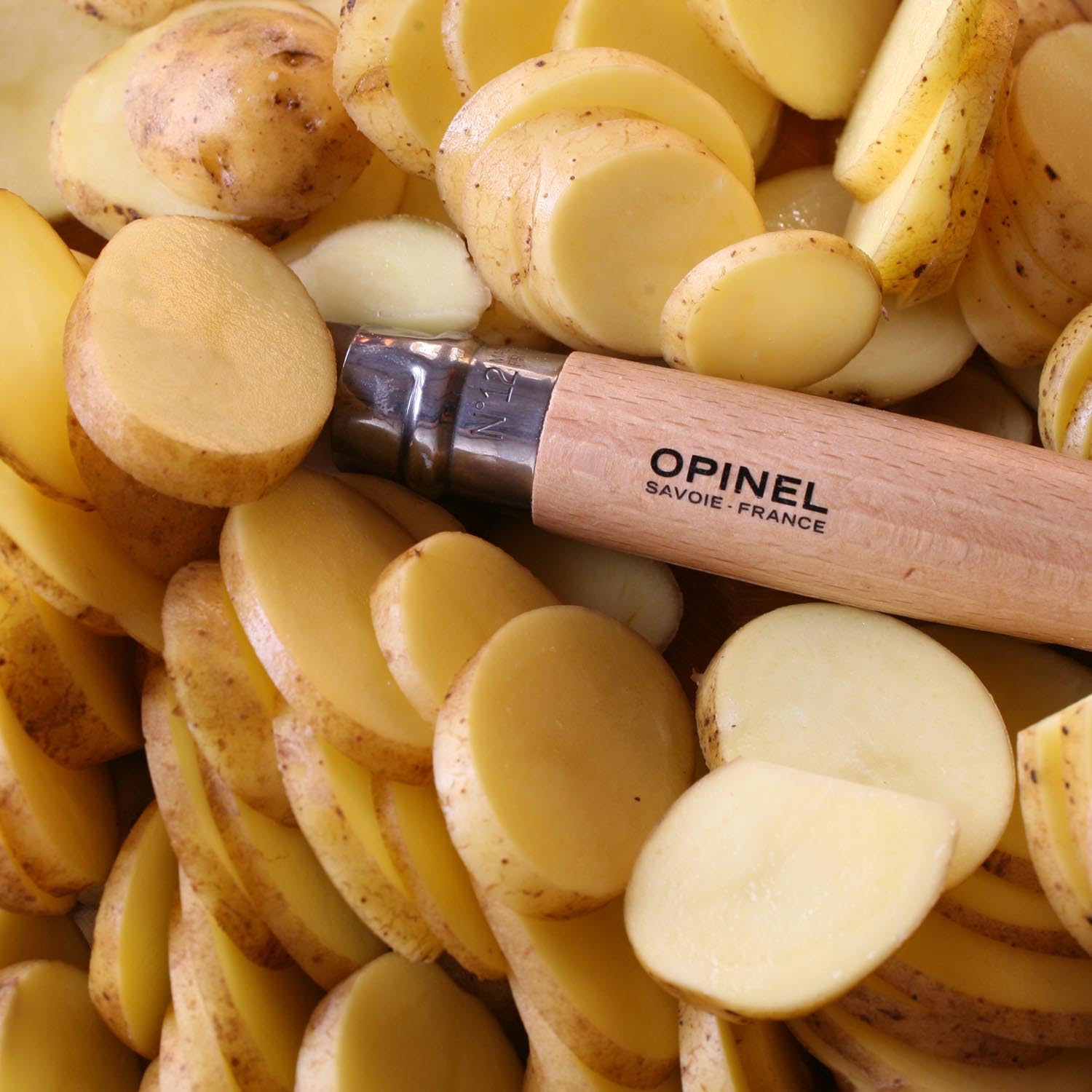 Opinel No. 08 INOX made in France origin badge