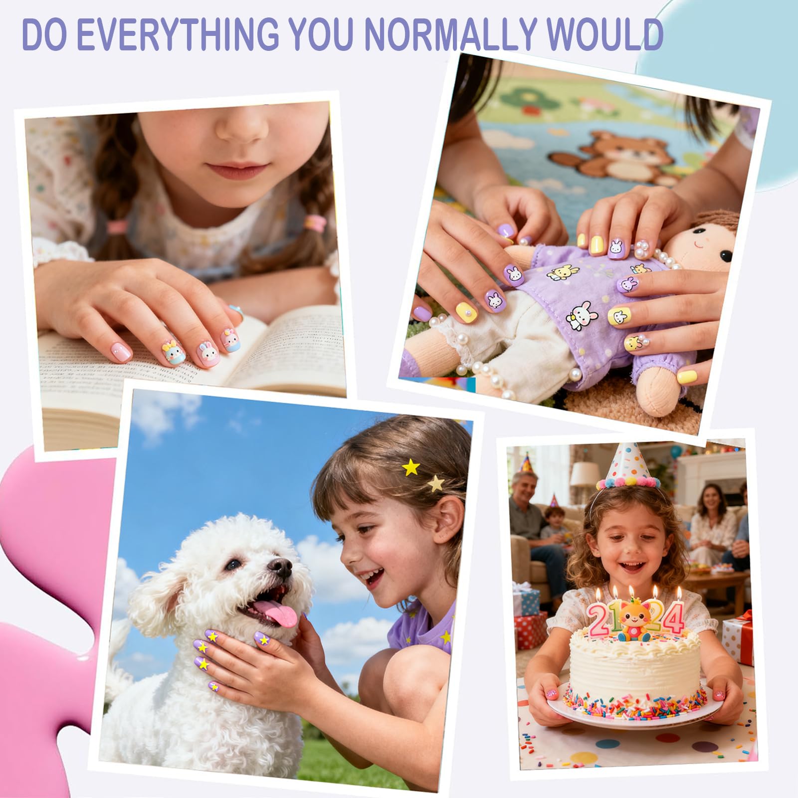 OPkssnails gift pack for kids nail art celebrations