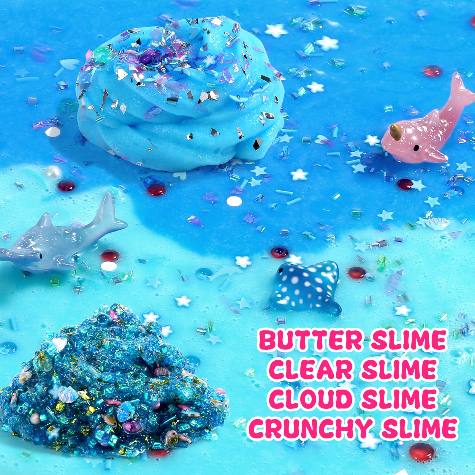 OPLDYRK cloud slime texture feels soft and fluffy during play