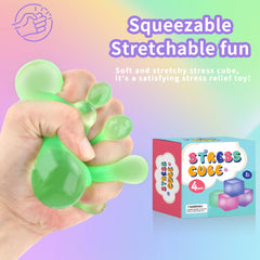Opllsai green stress cube aiding concentration in study sessions
