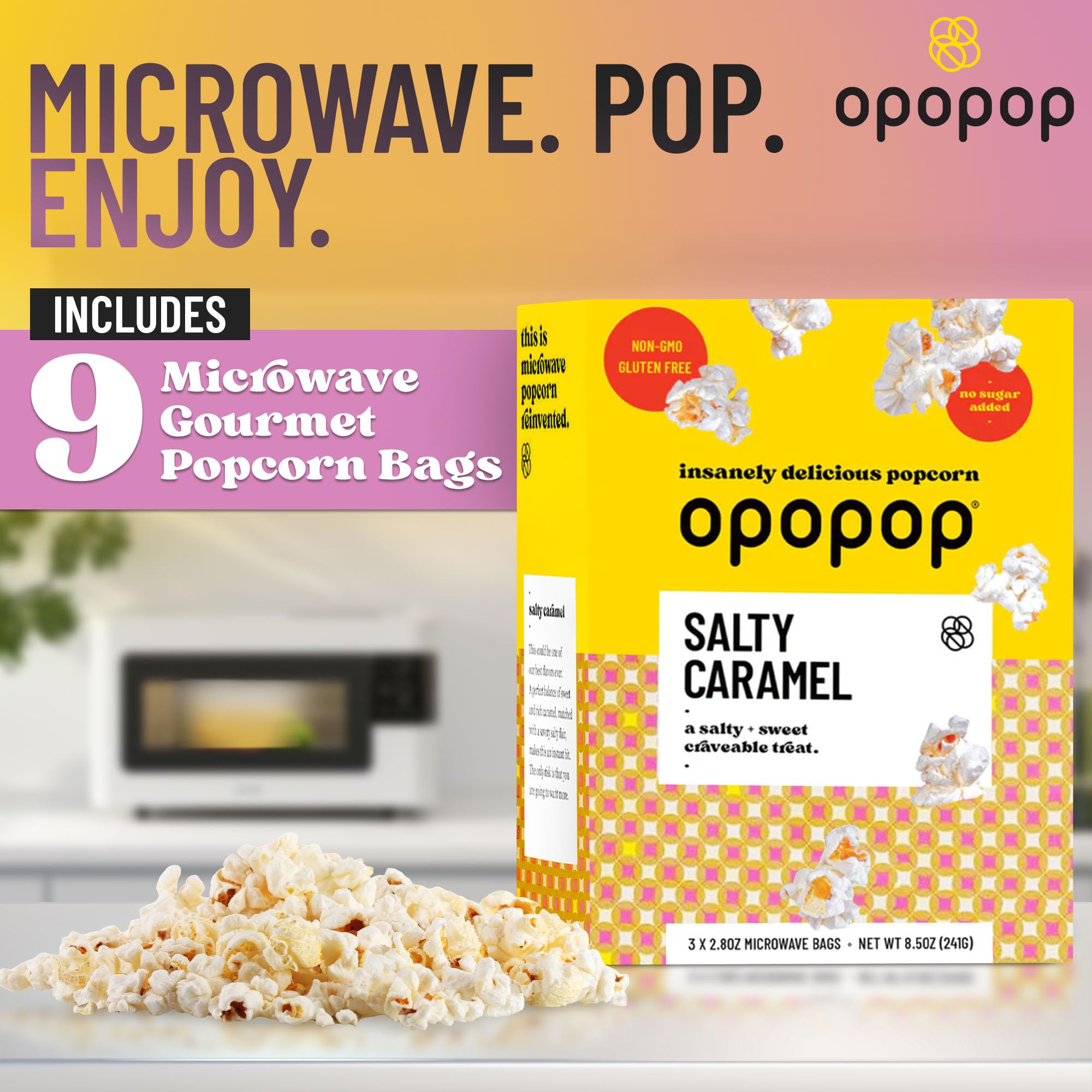 Opopop popcorn served in a bowl for casual at-home snacking.