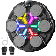 Oppvoci music punching machine with beat-led LEDs for engaging workouts