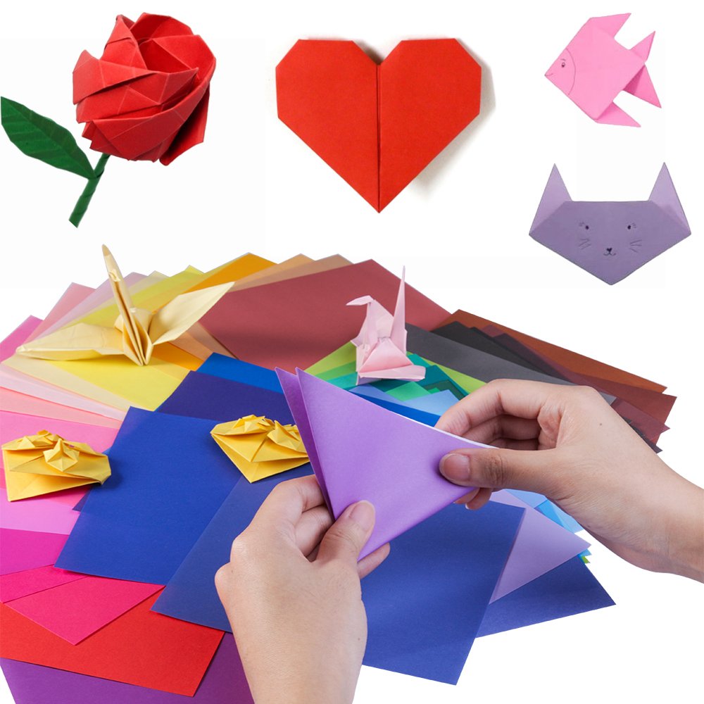 Opret Origami Paper Large easy to fold and cut with moderate thickness.