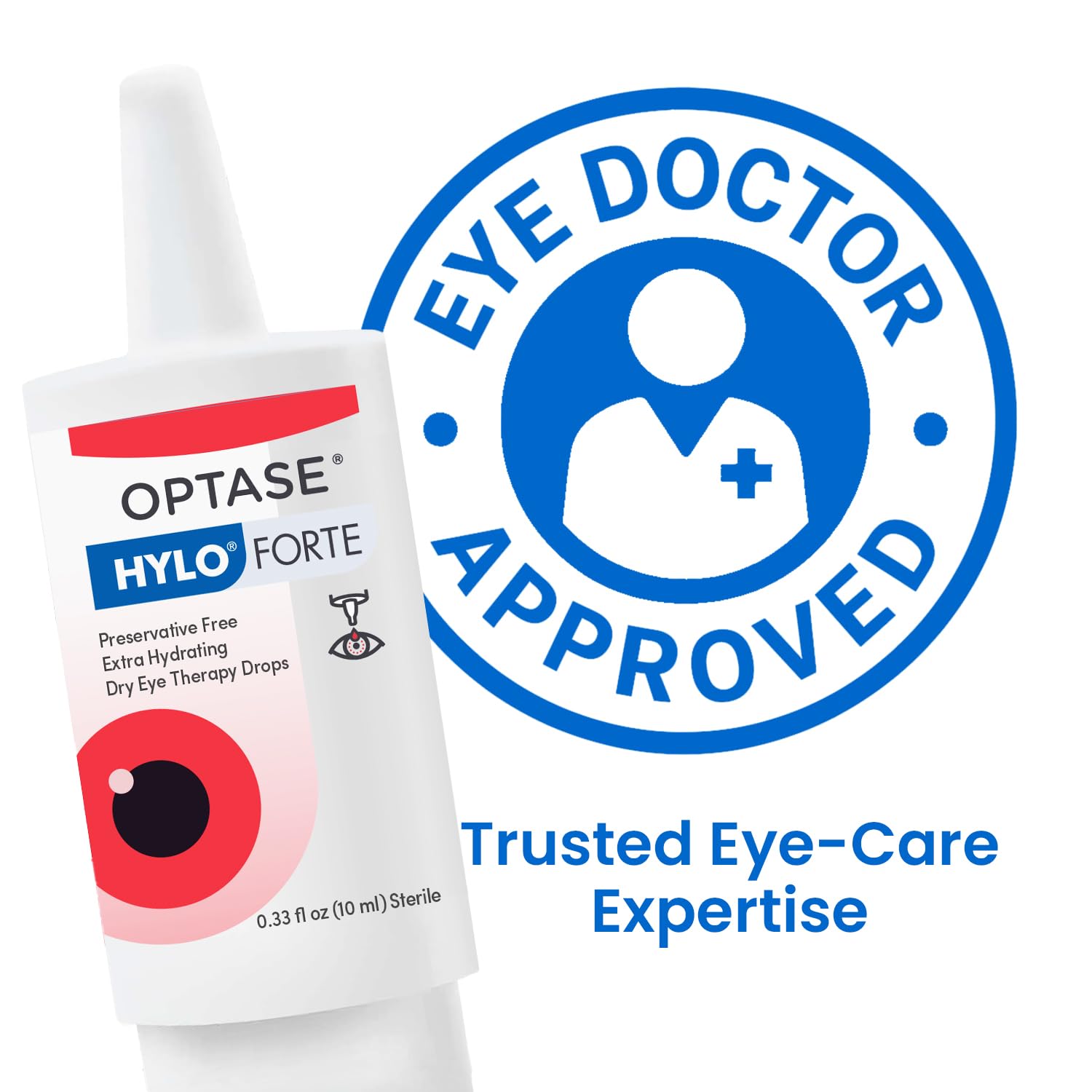 Precise dosing with HYLO Forte dropper for controlled application