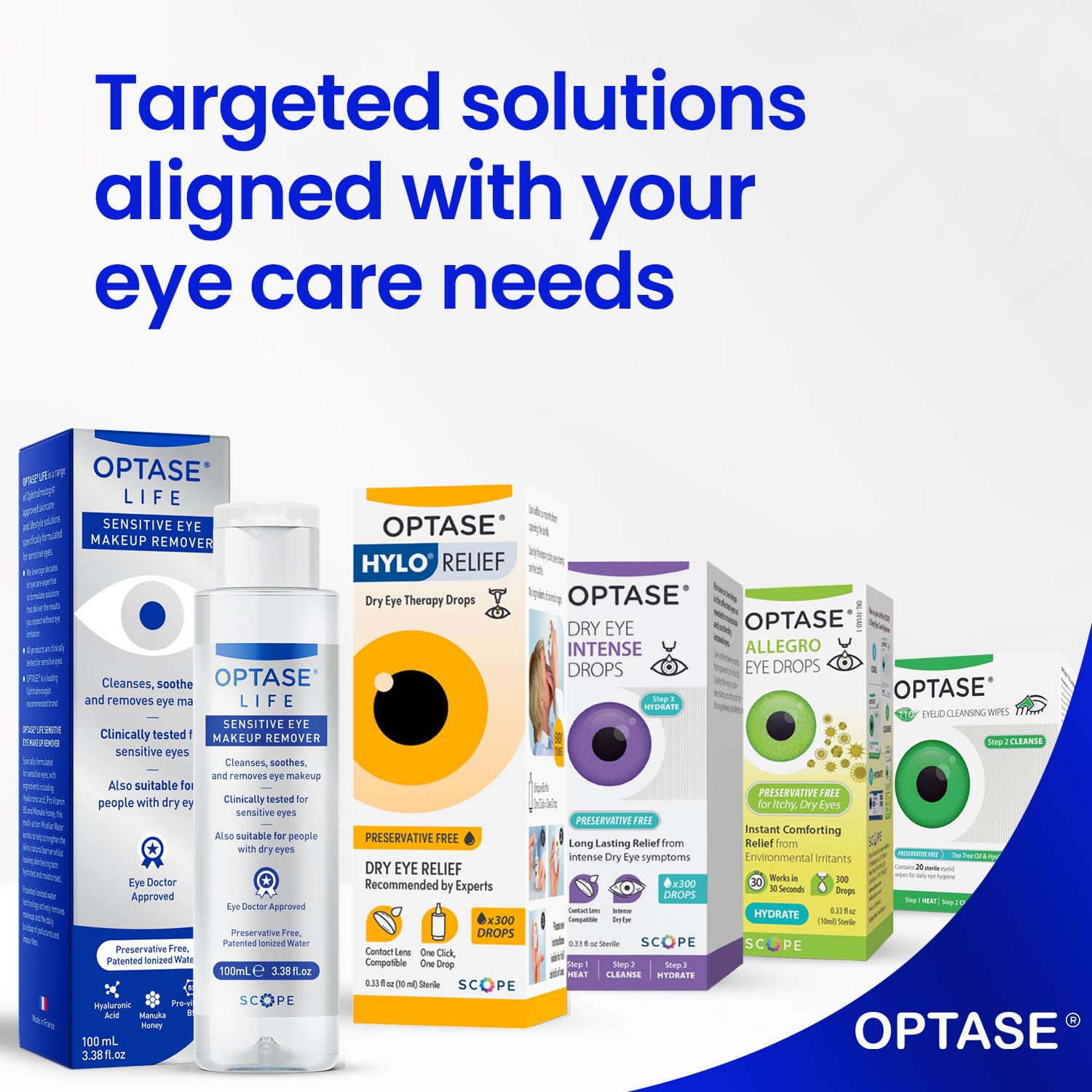 Optase Life eye doctor approved label signals trusted efficacy