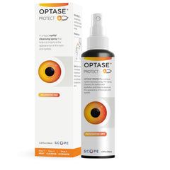 Optase Protect eyelid spray bottle for gentle daily cleansing around sensitive eyes