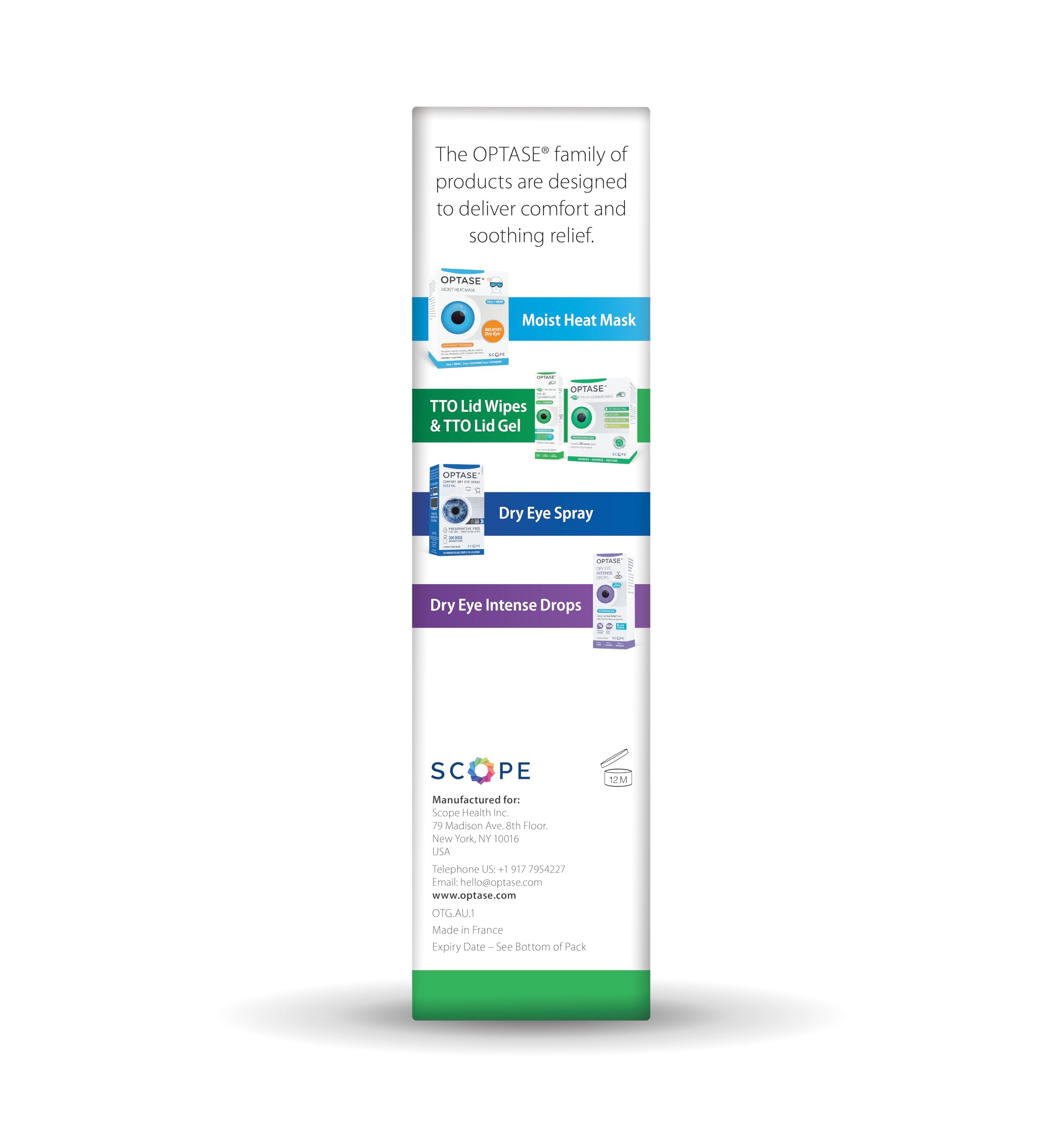 OPTASE TTO Eye Care System reflects expert-backed, preservative-free eyelid hygiene