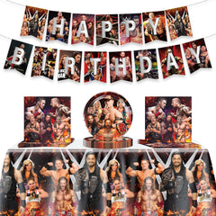 Optiacan wrestling plates 20-pack, sturdy disposable dinnerware for easy cleanup.