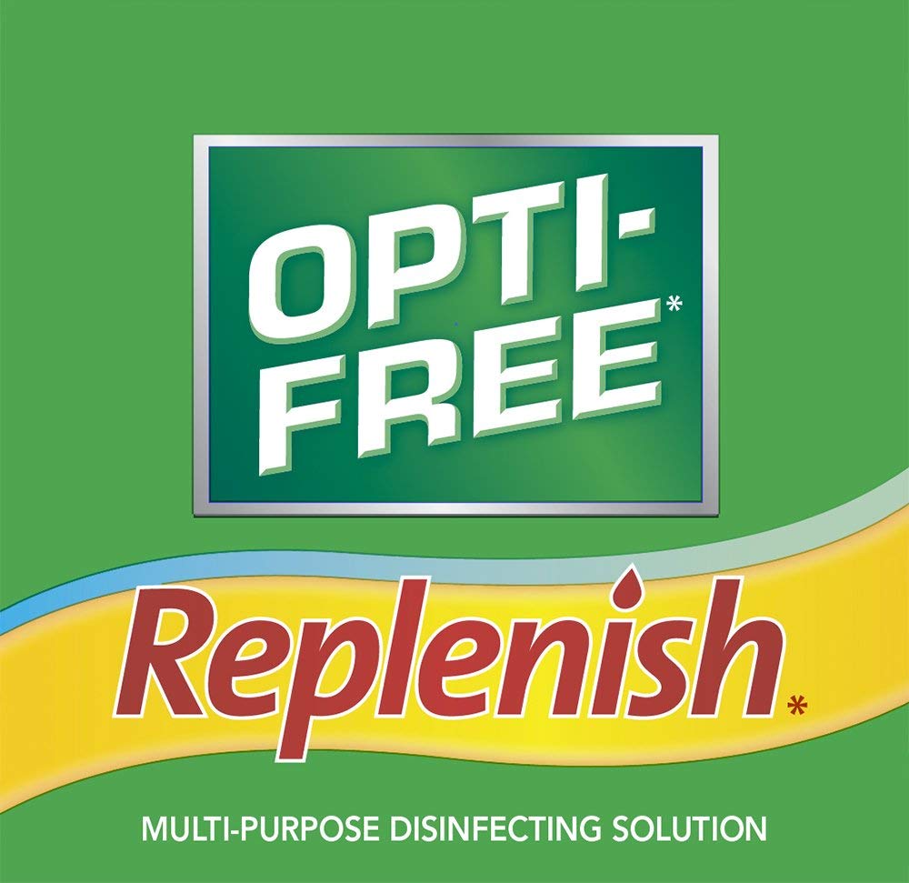 Opti-Free Replenish daily protein removal helps keep lenses clear.
