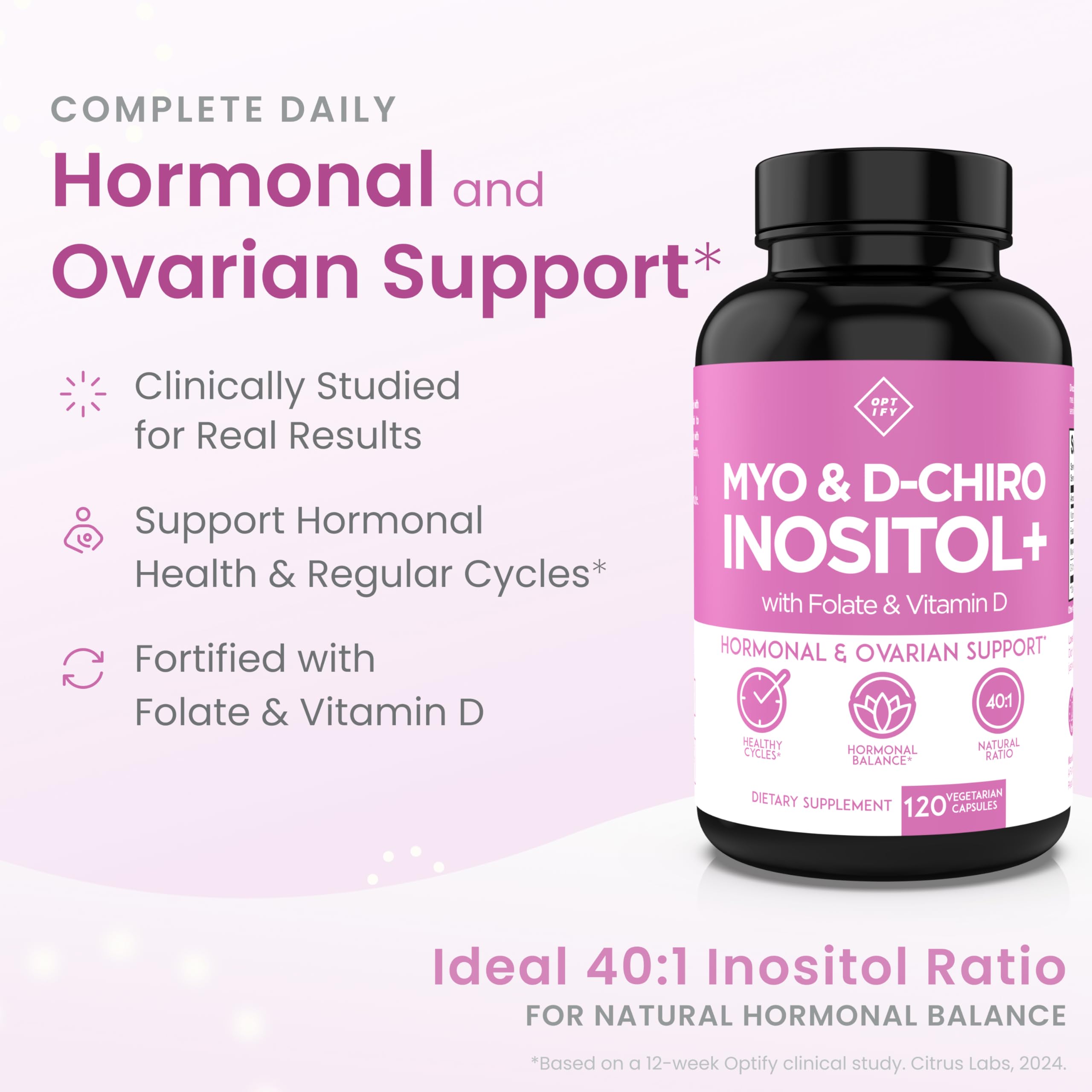 Optify Folate and Vitamin D fortification details support daily balance