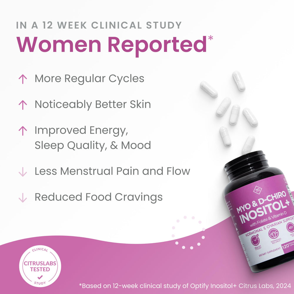 Close-up of Optify capsules illustrates vegan, dye-free formula