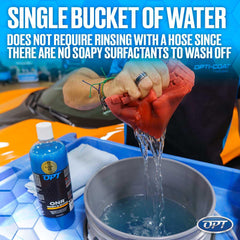 ONR application with sponge for fast detailing and even coverage.