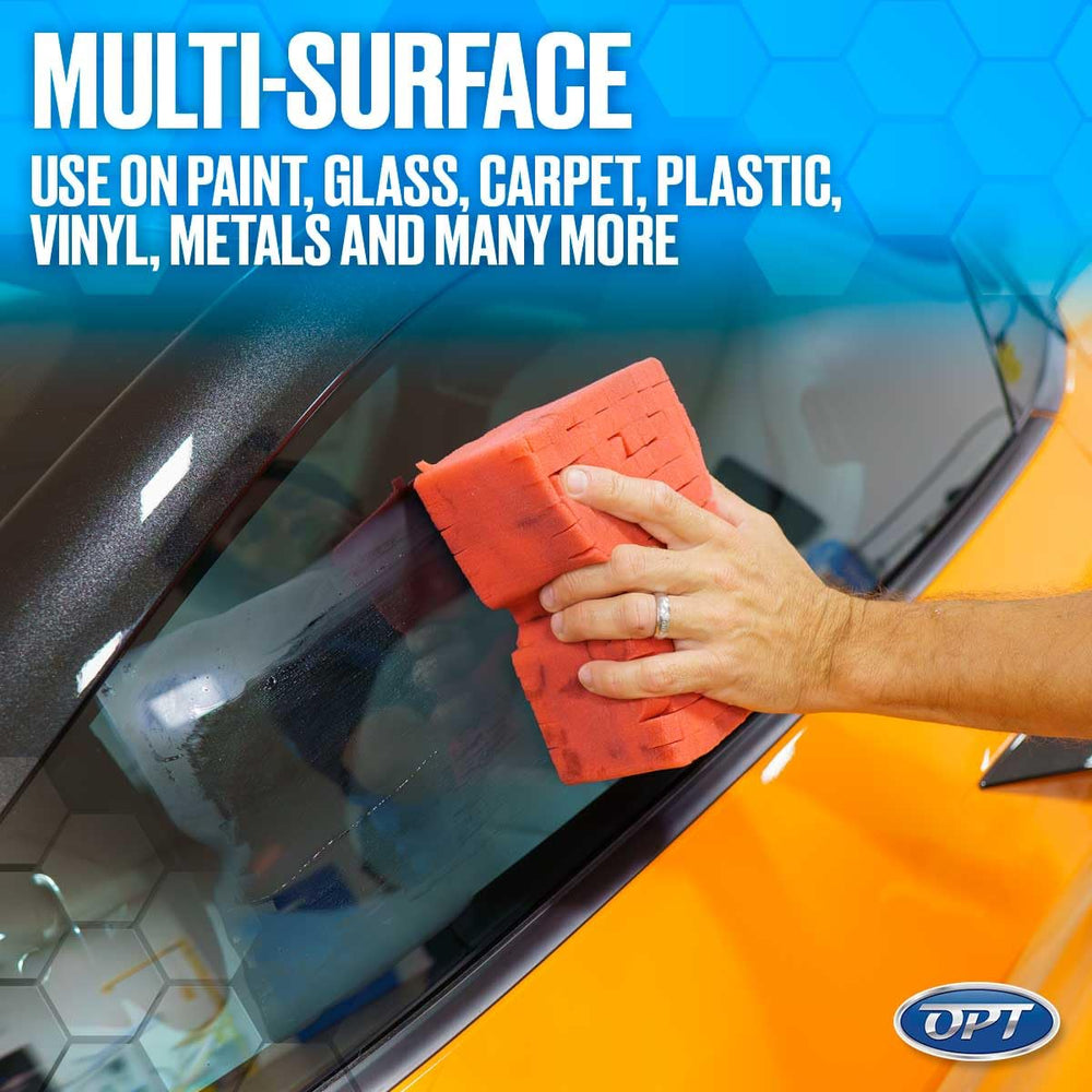 Interior cleaning of leather and vinyl using ONR for a refreshed surface.