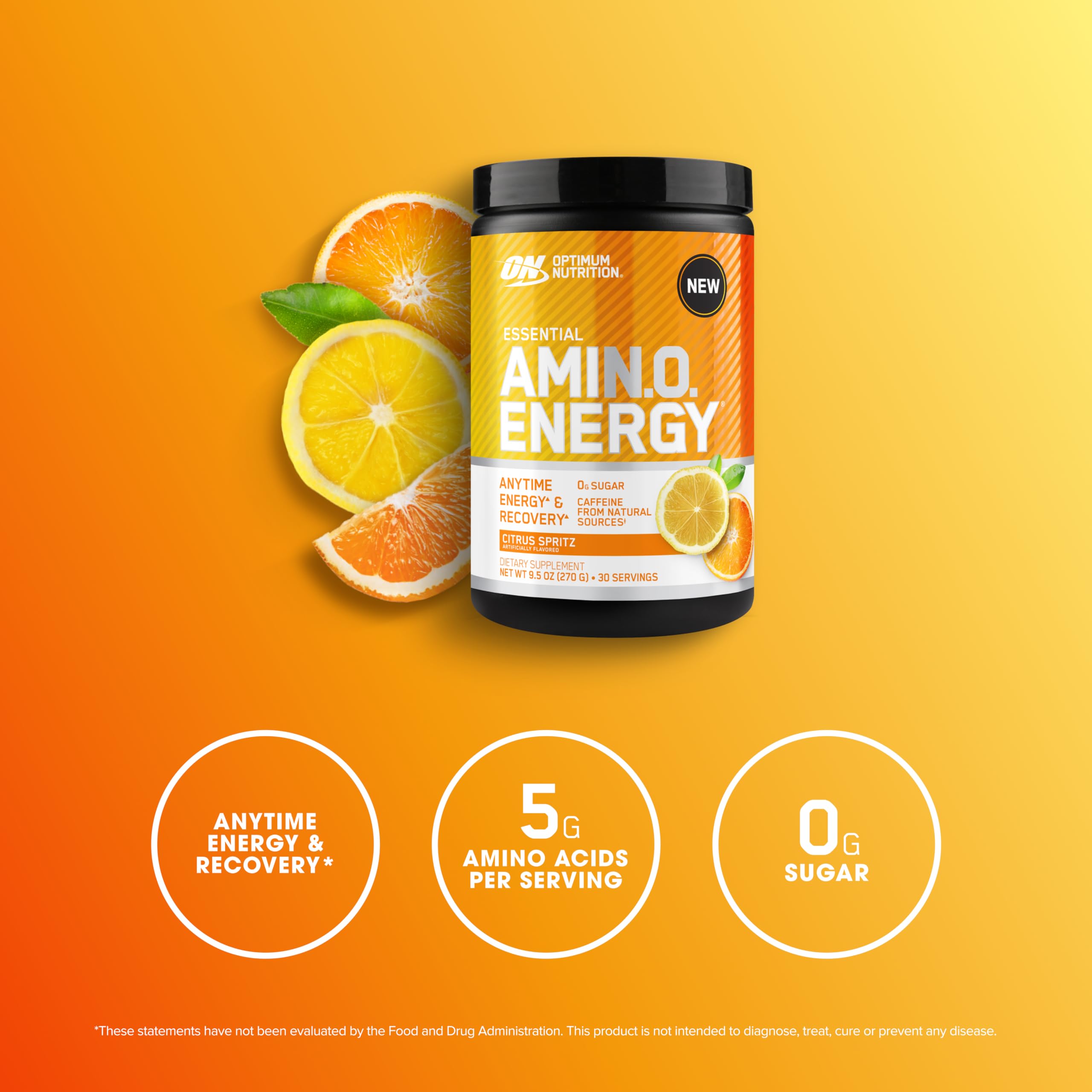 Optimum Nutrition Amino Energy green tea extract indication for natural energy
