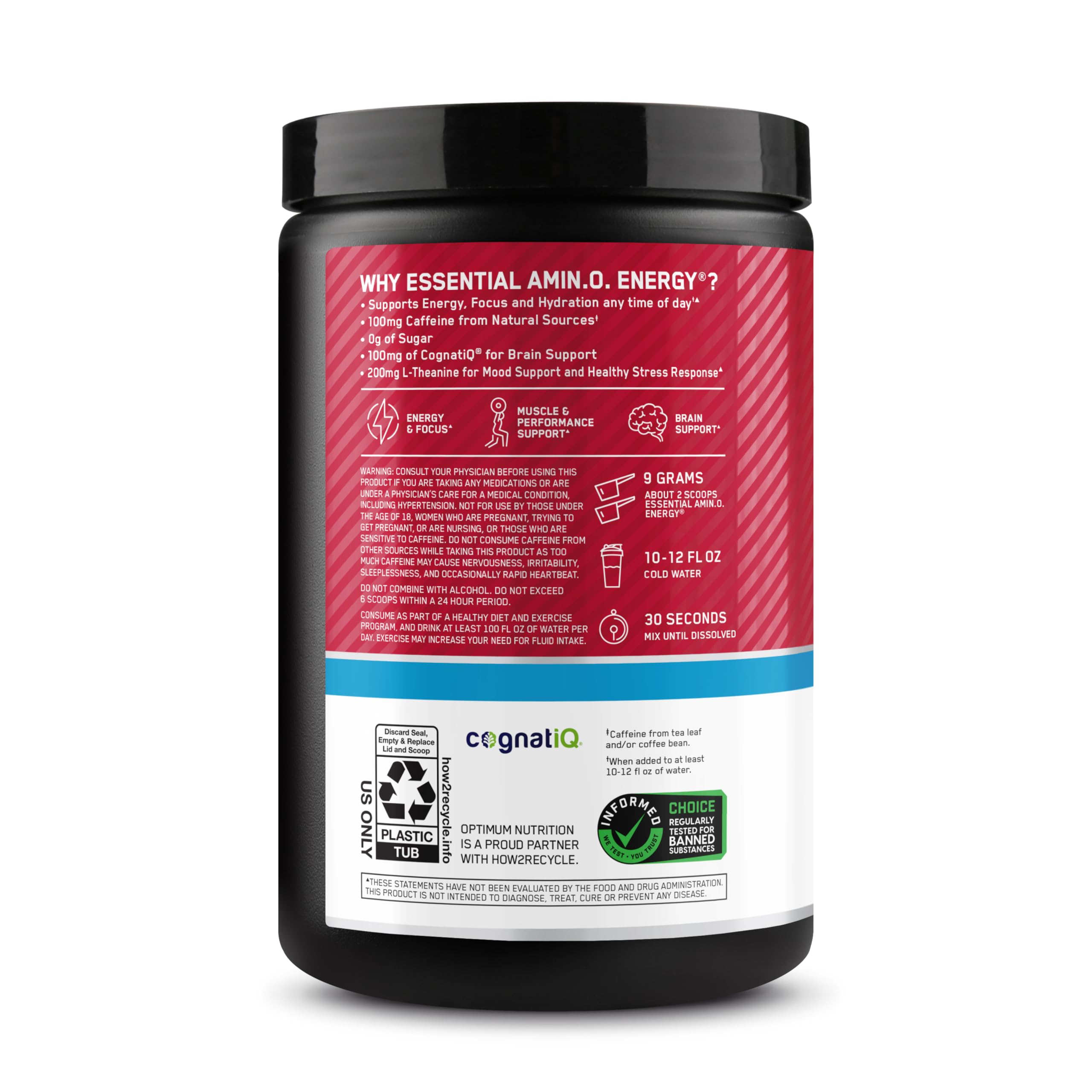 Fruit Punch color and powder texture ready to mix