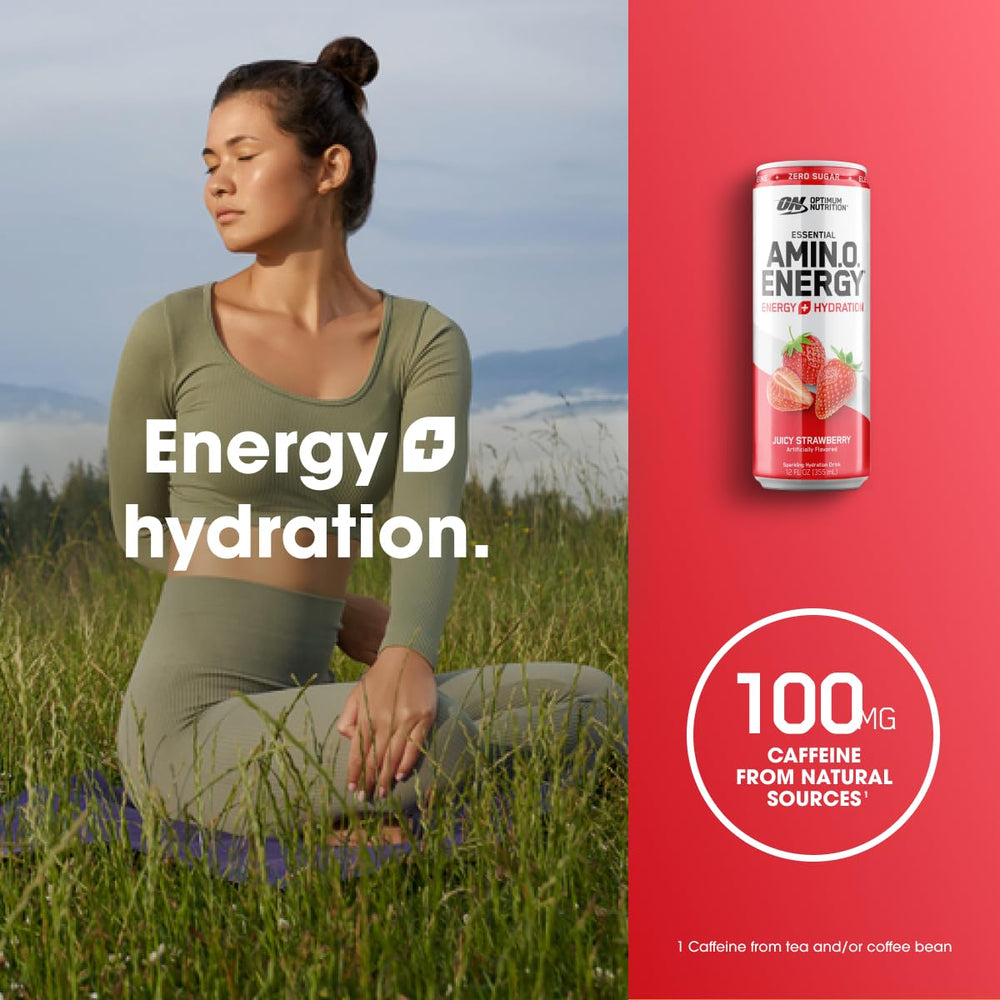 Optimum Nutrition Amin.O. Energy juicy cherry can revives endurance and alertness.