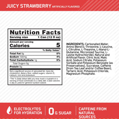 Optimum Nutrition Amin.O. Energy watermelon can cools and hydrates during workouts.