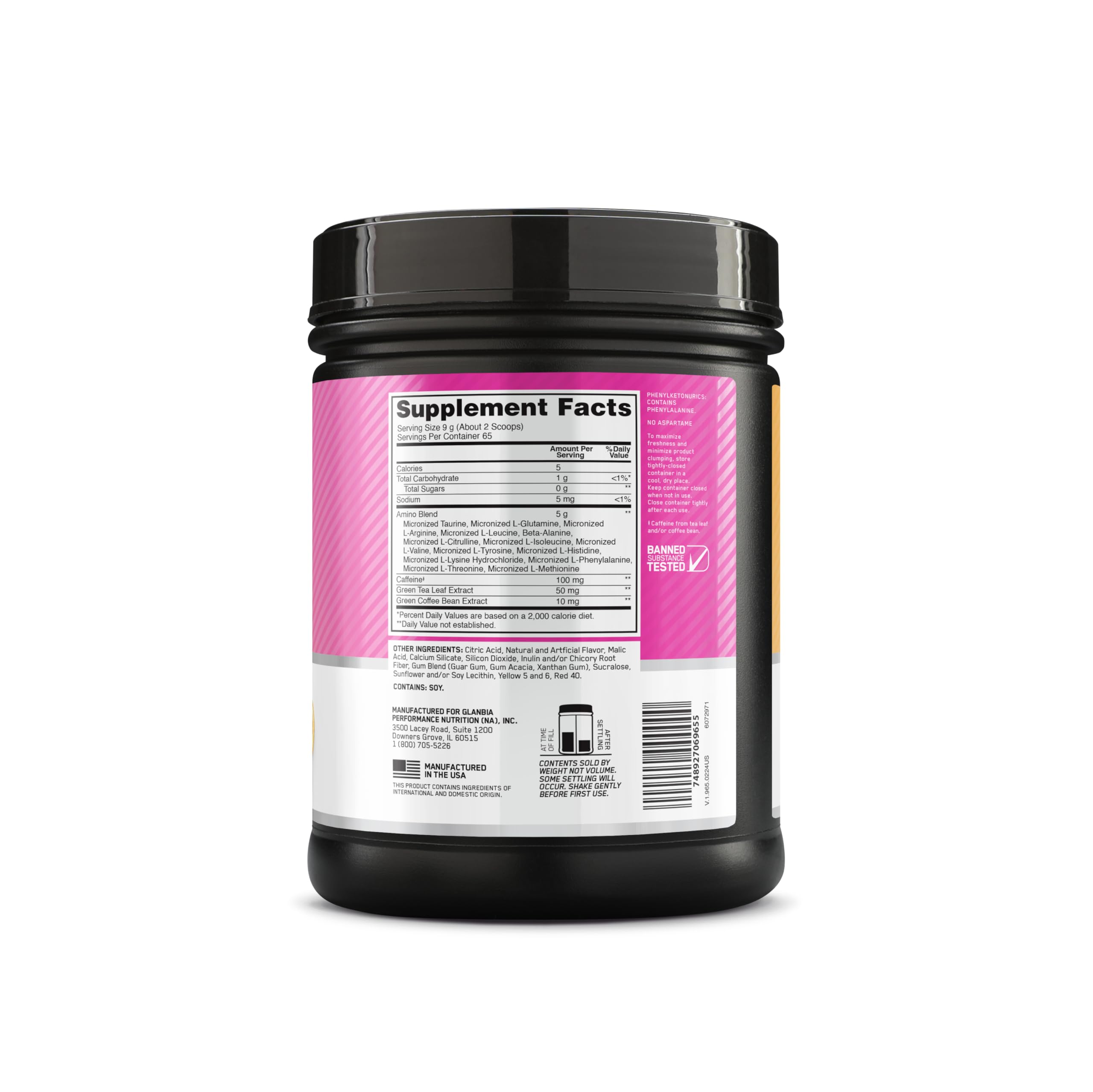 Green tea extract visual signals natural energy options in the formula