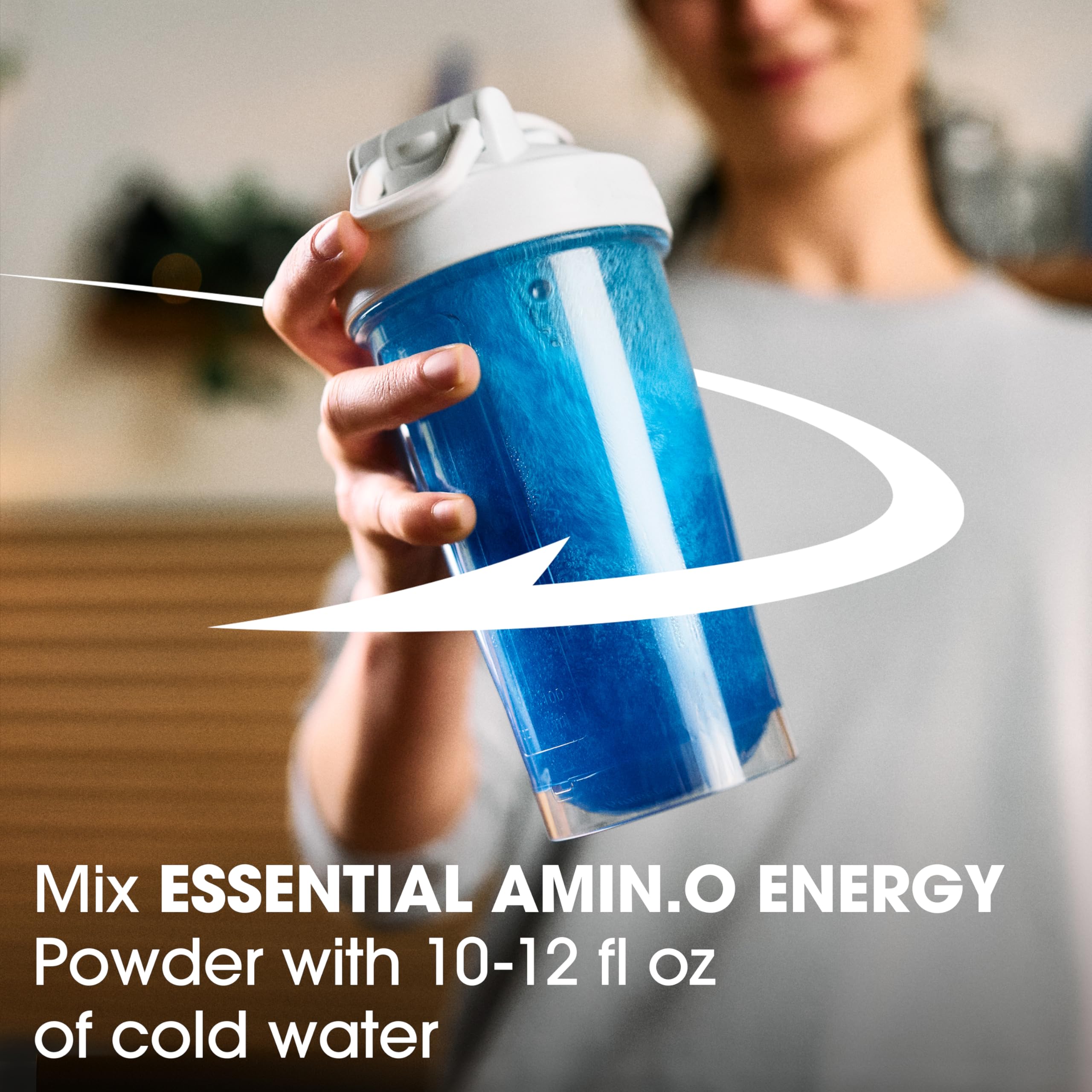Morning workout setup with Amino Energy for an energy start.