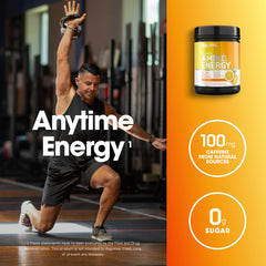 Amino Energy packaging front showing 65 servings