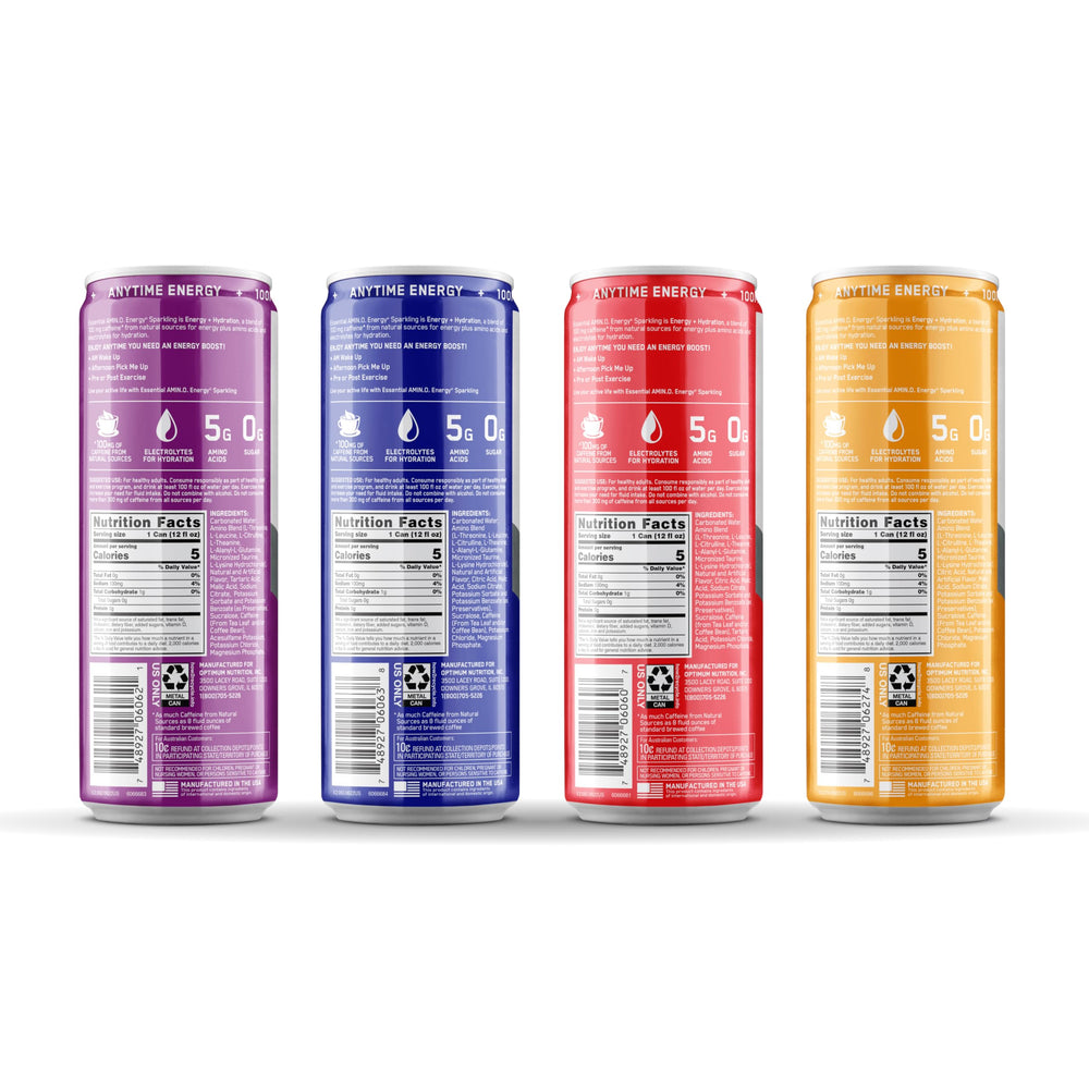 Optimum Nutrition Amino Energy opening can signals quick post-wake pick-me-up