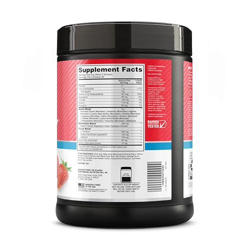 Optimum Nutrition Amino Energy pre-workout scene shows quick energy for training.