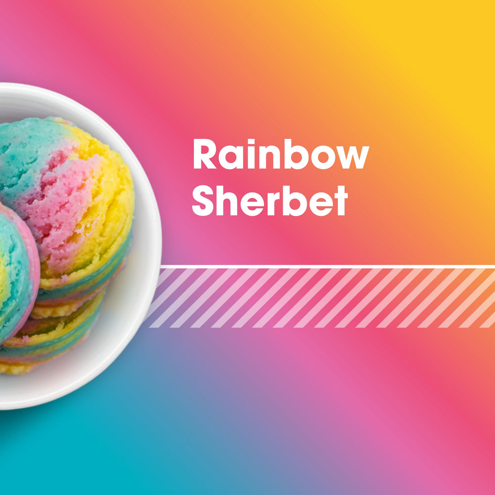 Optimum Nutrition Amino Energy Rainbow Sherbet glass emphasizes refreshing drink profile.