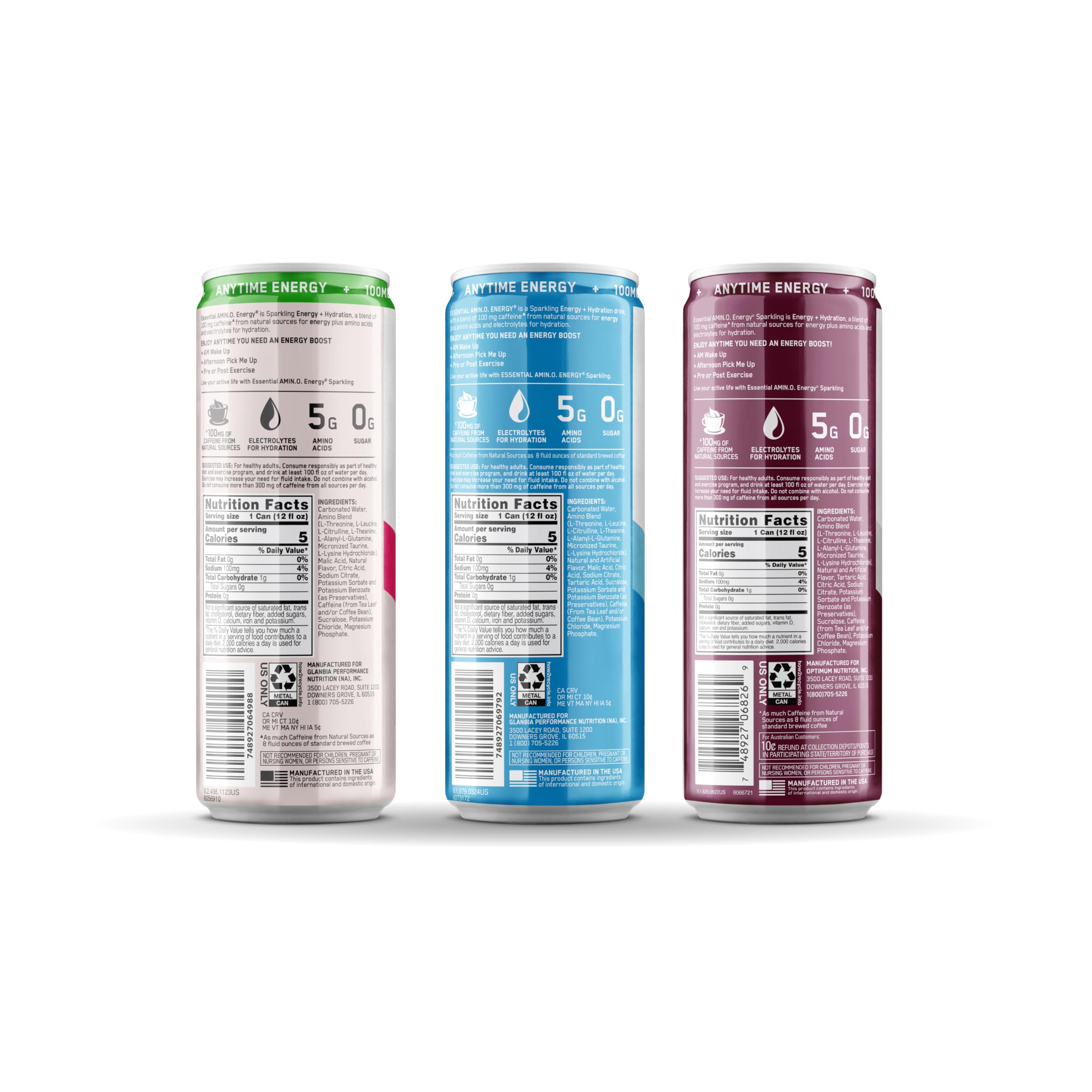 Optimum Nutrition Amino Energy on-the-go-setup conveys quick refreshment between tasks.