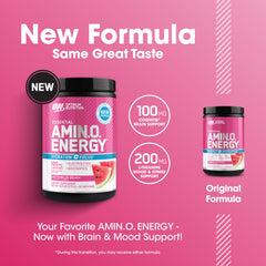 Shaker bottle with Amino Energy Watermelon ready to shake after workout