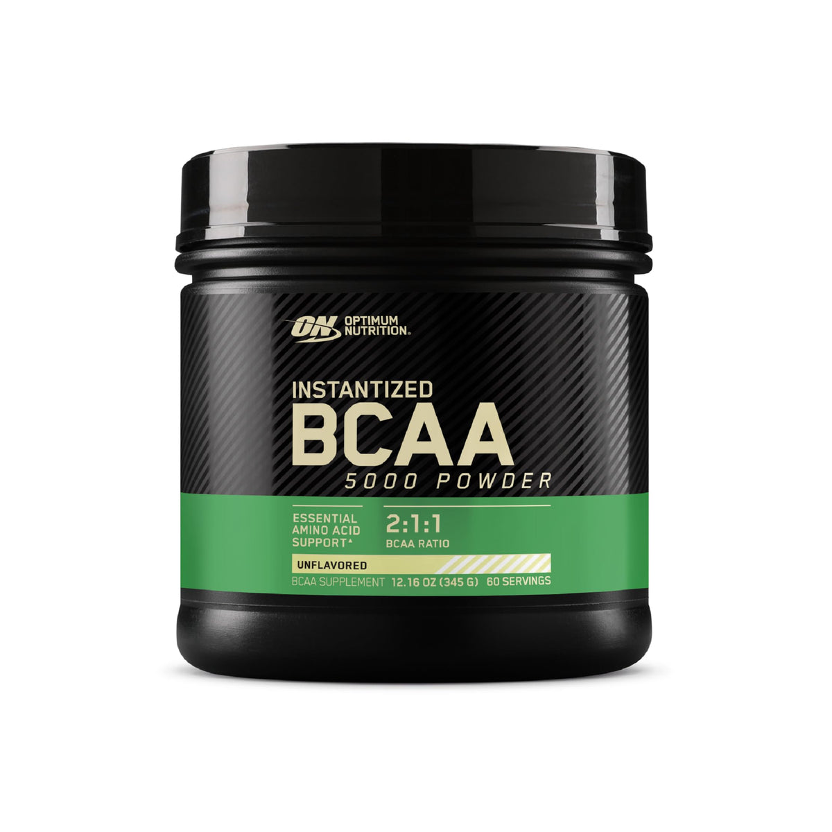 Optimum Nutrition BCAA 5000 unflavored bottle pour for post-workout hydration