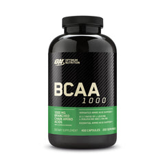 Optimum Nutrition BCAA capsules bottle front view for daily post-workout support