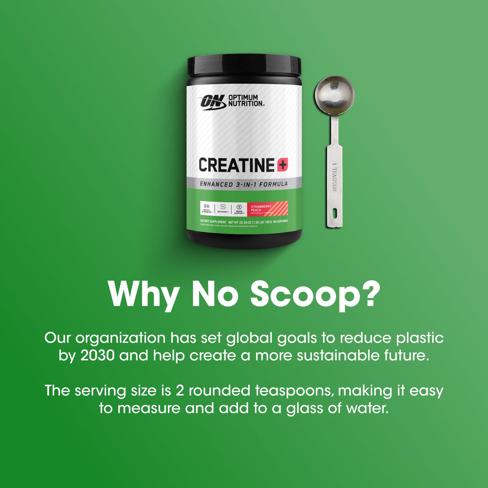 Optimum Nutrition Creatine Monohydrate Plus packaging variations ready to ship