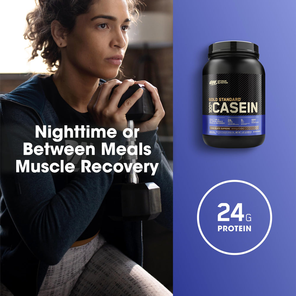 Label close-up emphasizes 24 g protein per serving