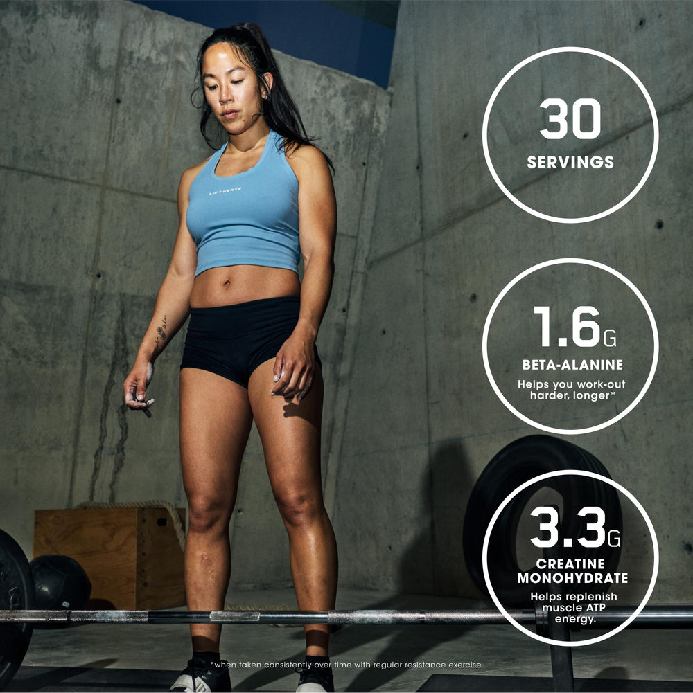 Optimum Nutrition Gold Standard Pre-Workout serving scoop ready to blend with water.