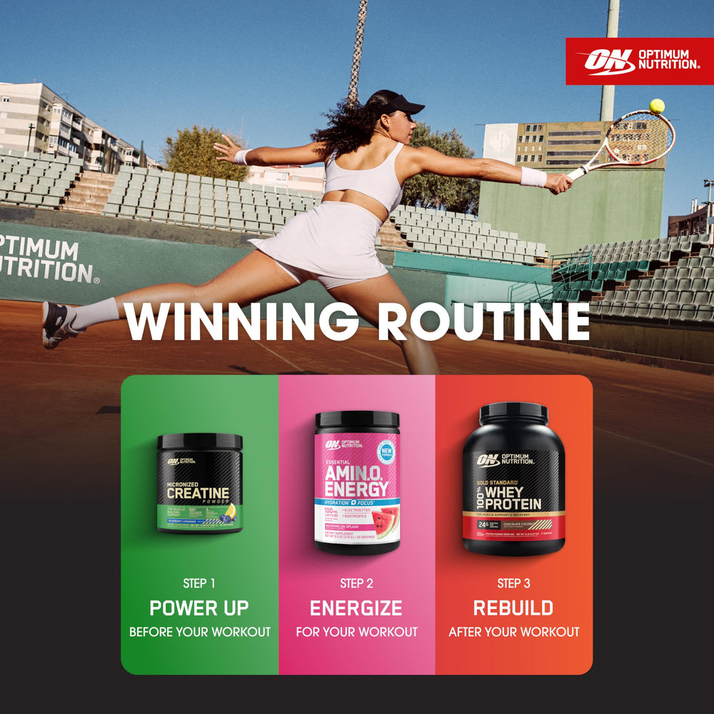 Contains naturally occurring BCAAs and EAAs support recovery.