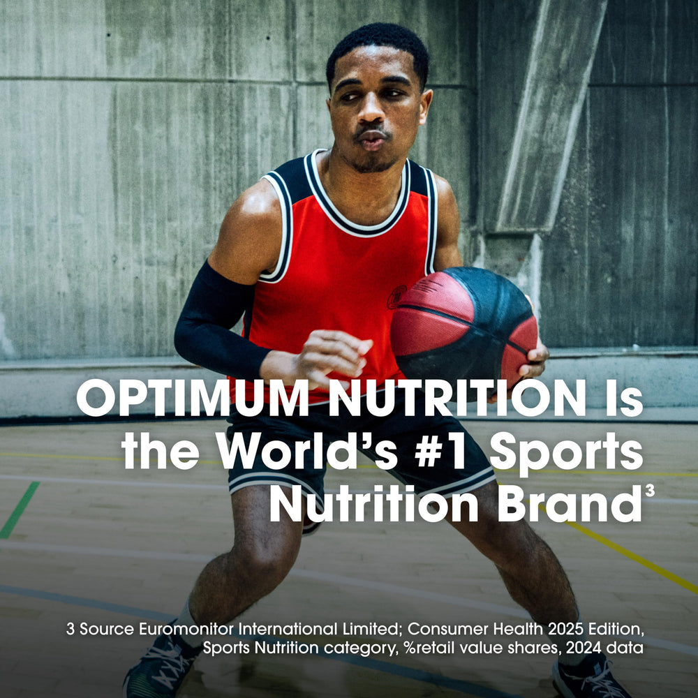 Post-workout shake featuring Gold Standard to aid recovery after intense sessions.