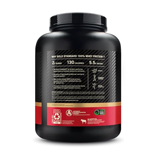 Optimum Nutrition Gold Standard product image illustrating a versatile post-workout protein option