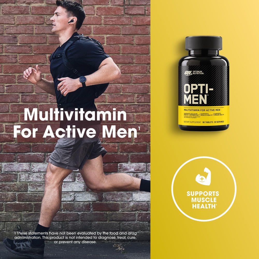 Optimum Nutrition Opti-Men label back with ingredient list
