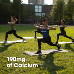 Optimum Nutrition Opti-Women bottle label detail emphasizes iron and folate for balanced nutrition.